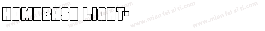 Homebase Light字体转换